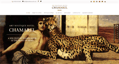 Desktop Screenshot of hotelchamarel.com